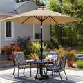 95 H Push-Button Tilt Market Umbrella
