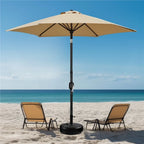 95 H Push-Button Tilt Market Umbrella