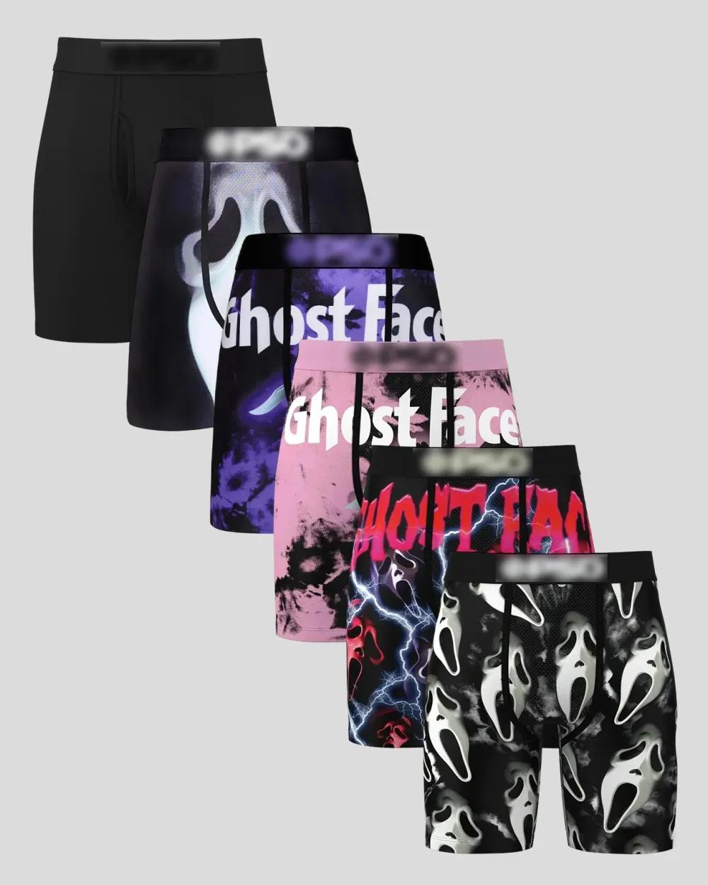 🩳Men's Novelty Graphic Long Leg Boxer Briefs