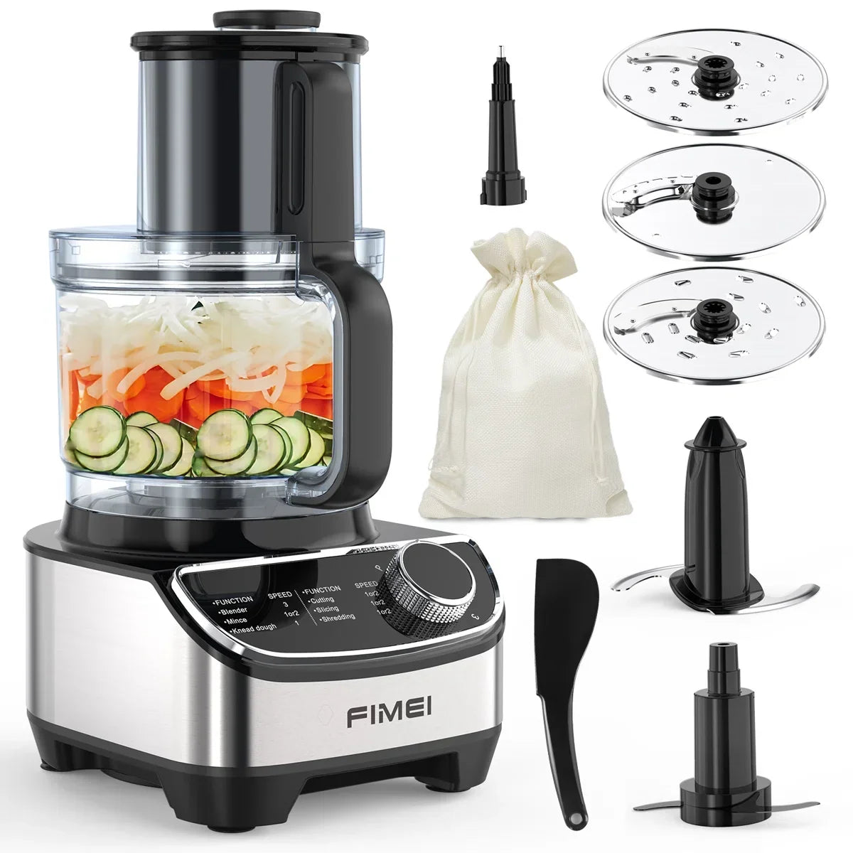 Food Processor Chopping & Blender Combo