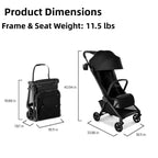 Compact Foldable Travel Baby Stroller