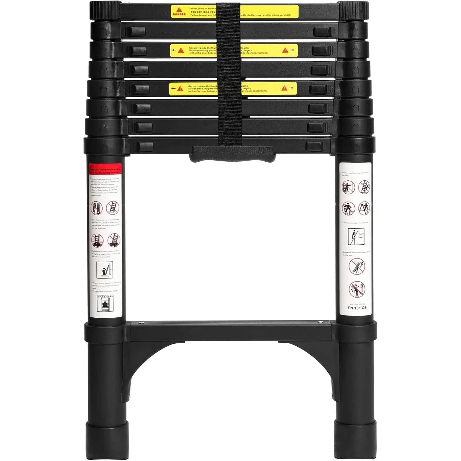 Lightweight Foldable Aluminum Telescopic Ladder