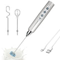 Stainless Steel Handheld Milk Frother Silver